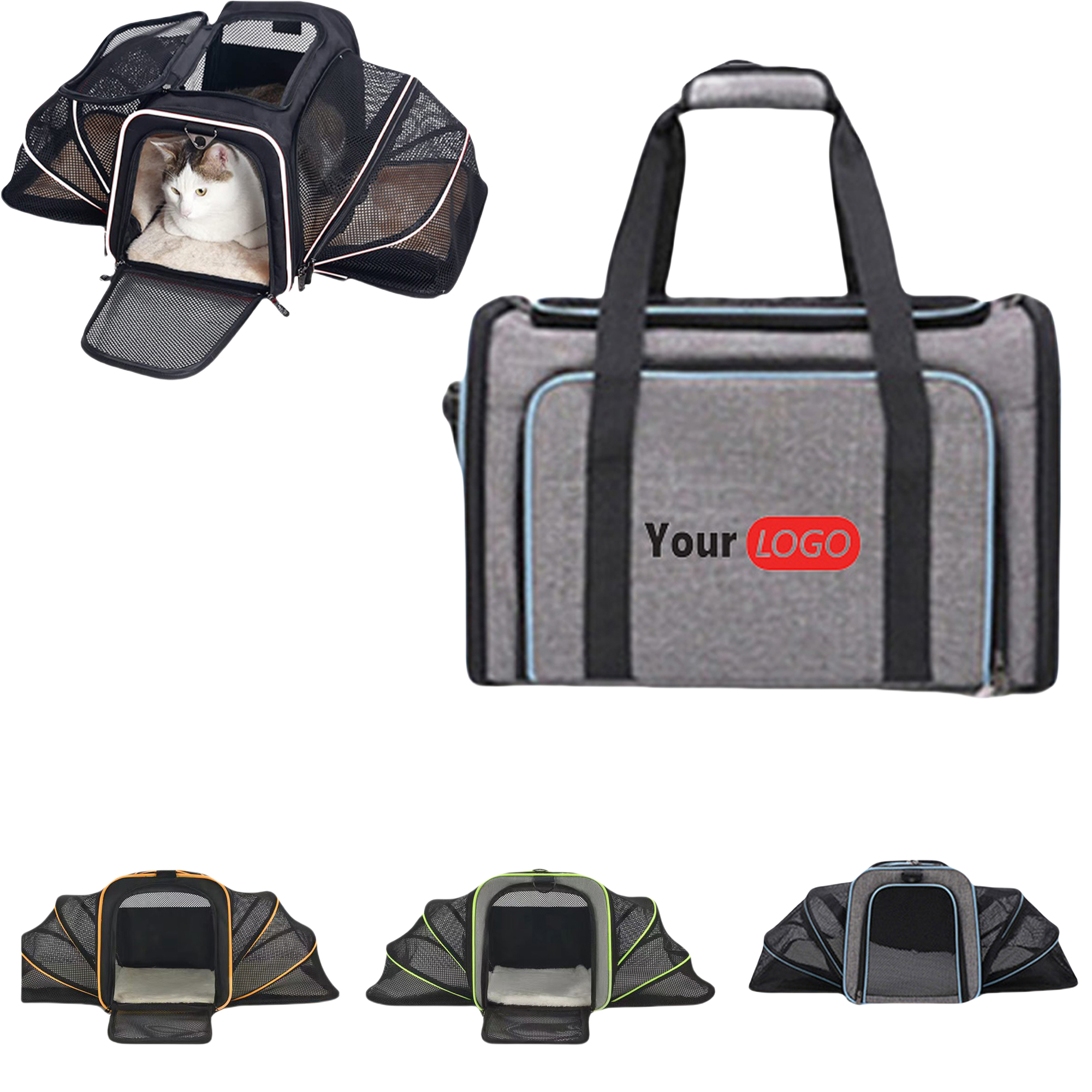 Folding Breathable Travel Pet Carrier Tote Bag MOQ20 1