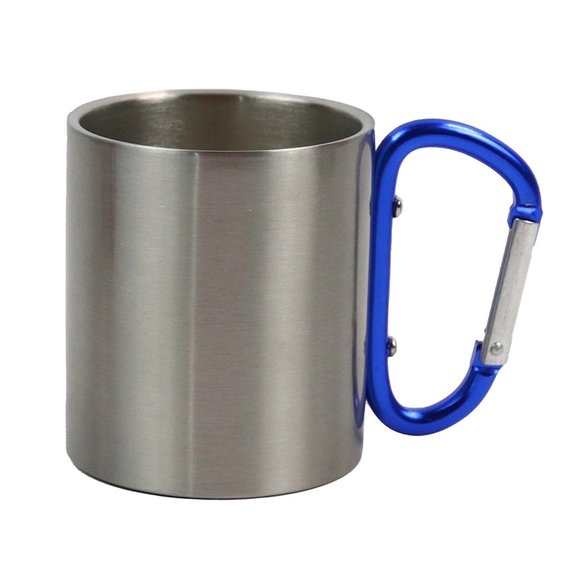 10 oz.Stainless Steel Cup With Carabiner Handle 9