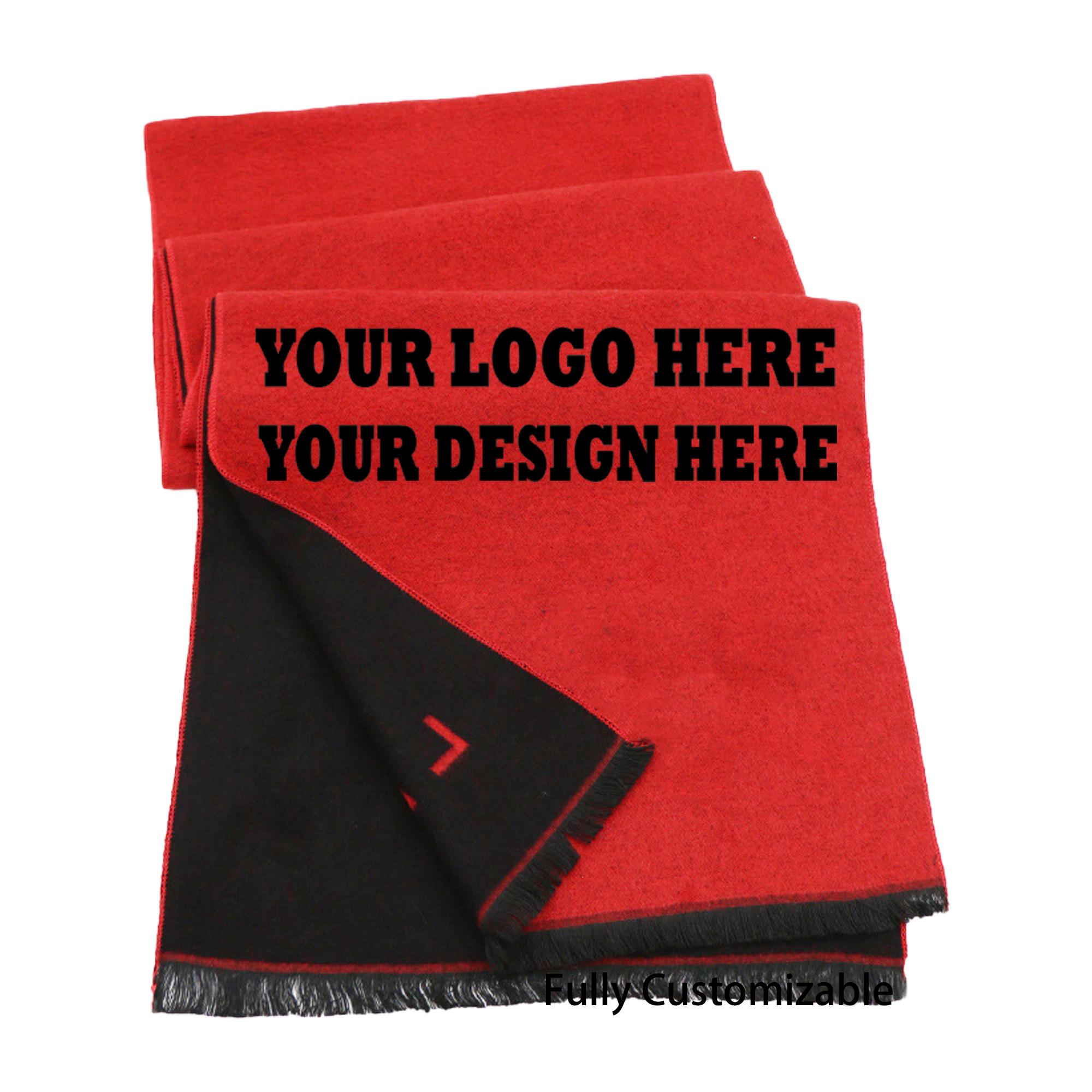 Luxury Custom Scarf, Cashmere-Style Shawl 2