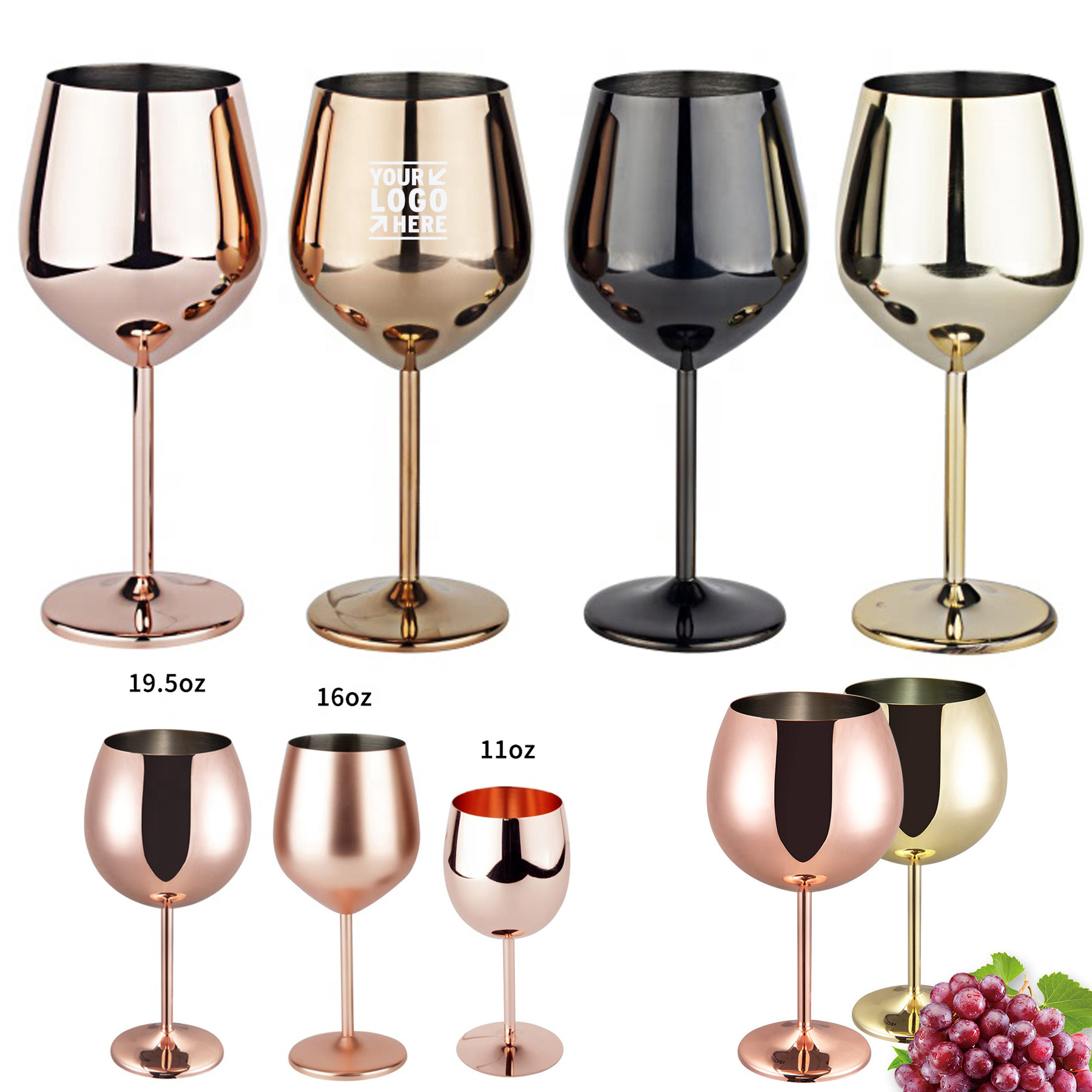 11 Ounce Champagne Flute Goblet Wine Cup 1