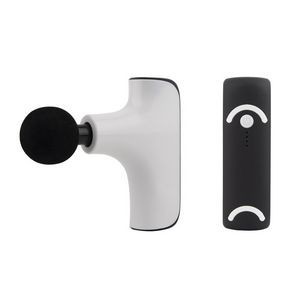White Muscle Vibration Massager Tool With 5 Heads And 4 Speed Settings 1