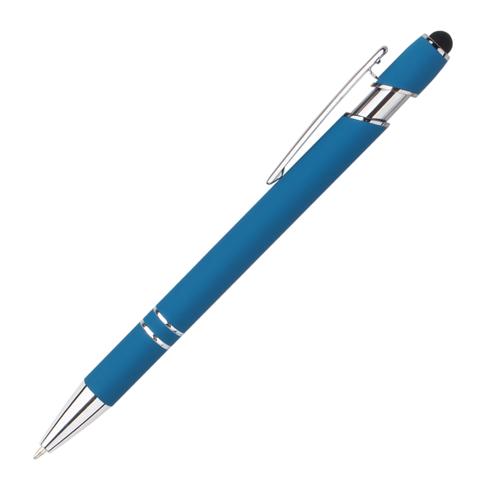 Stylus Tip Metal Ballpoint Pen 2-in-1 Retractable Design 27