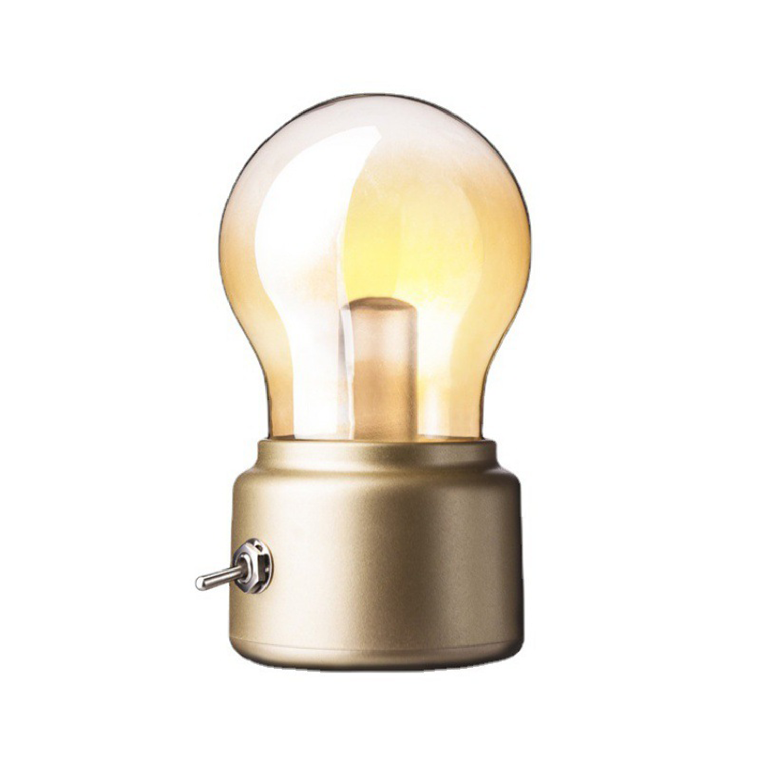 Portable Retro USB Rechargeable LED Bulb Night Light 5