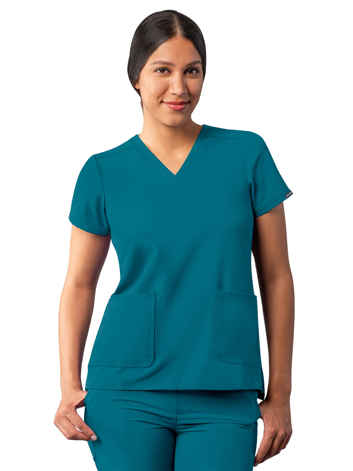 Adar - Addition - Women's Multi-Pocket V-Neck Top 2