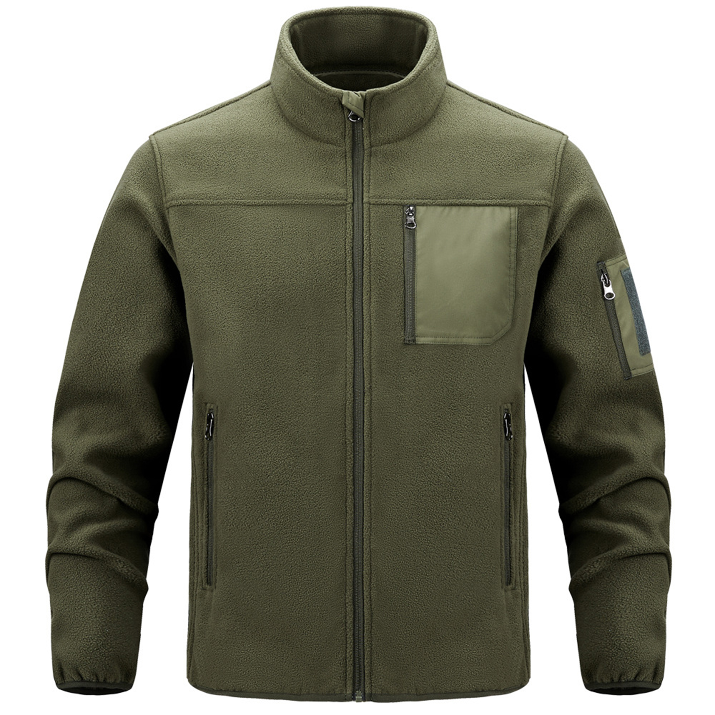 Polyester Men's Outdoor Sports Fleece Jacket 1
