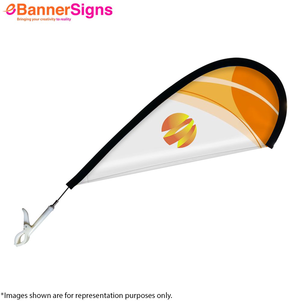 Teardrop Clip Flag 4