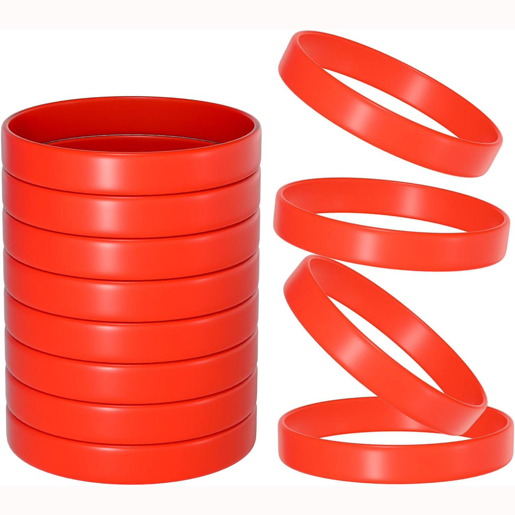 Color Blank Rubber Wristbands 9