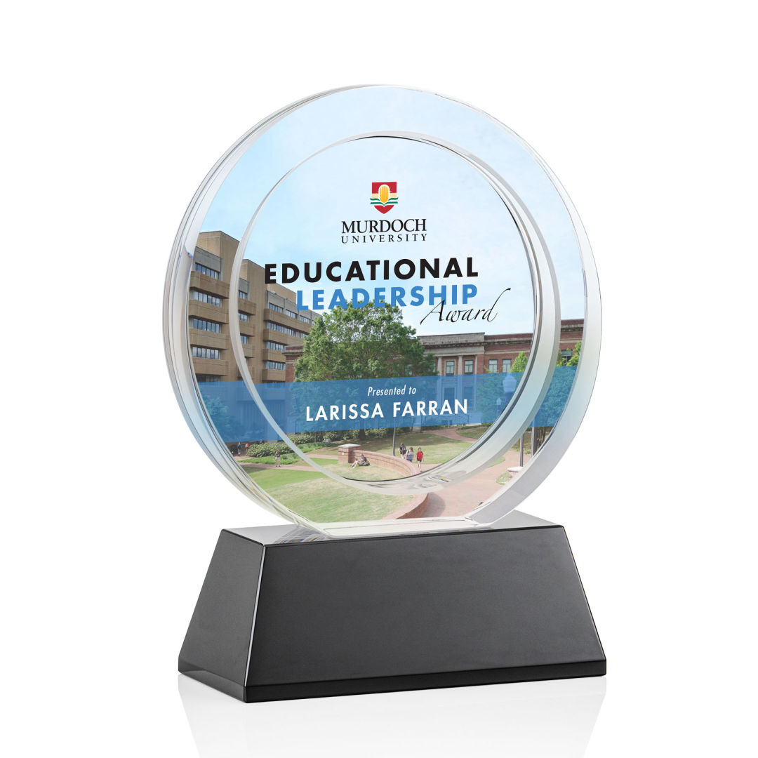 Templeton VividPrint™ Award on Base - Black