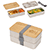 Double Decker Lunch Box with FSC® Bamboo Lid & Utensils 18