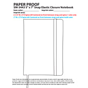FSC® Mix 5" x 7" Snap Elastic Closure Notebook 36