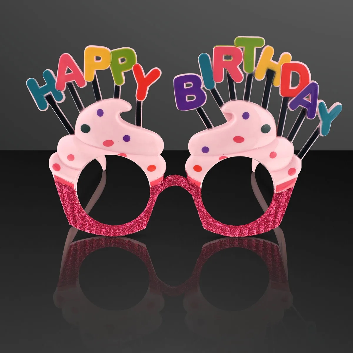 Birthday Party Cupcake Eyeglasses, No Lens, No Light 3