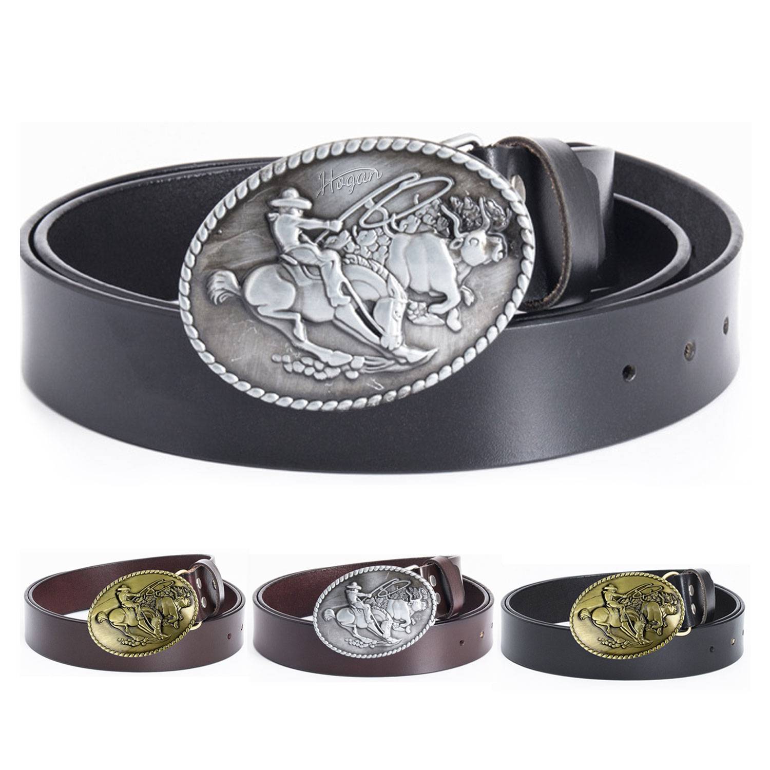 genuine leather Classic Belt Buckle 4