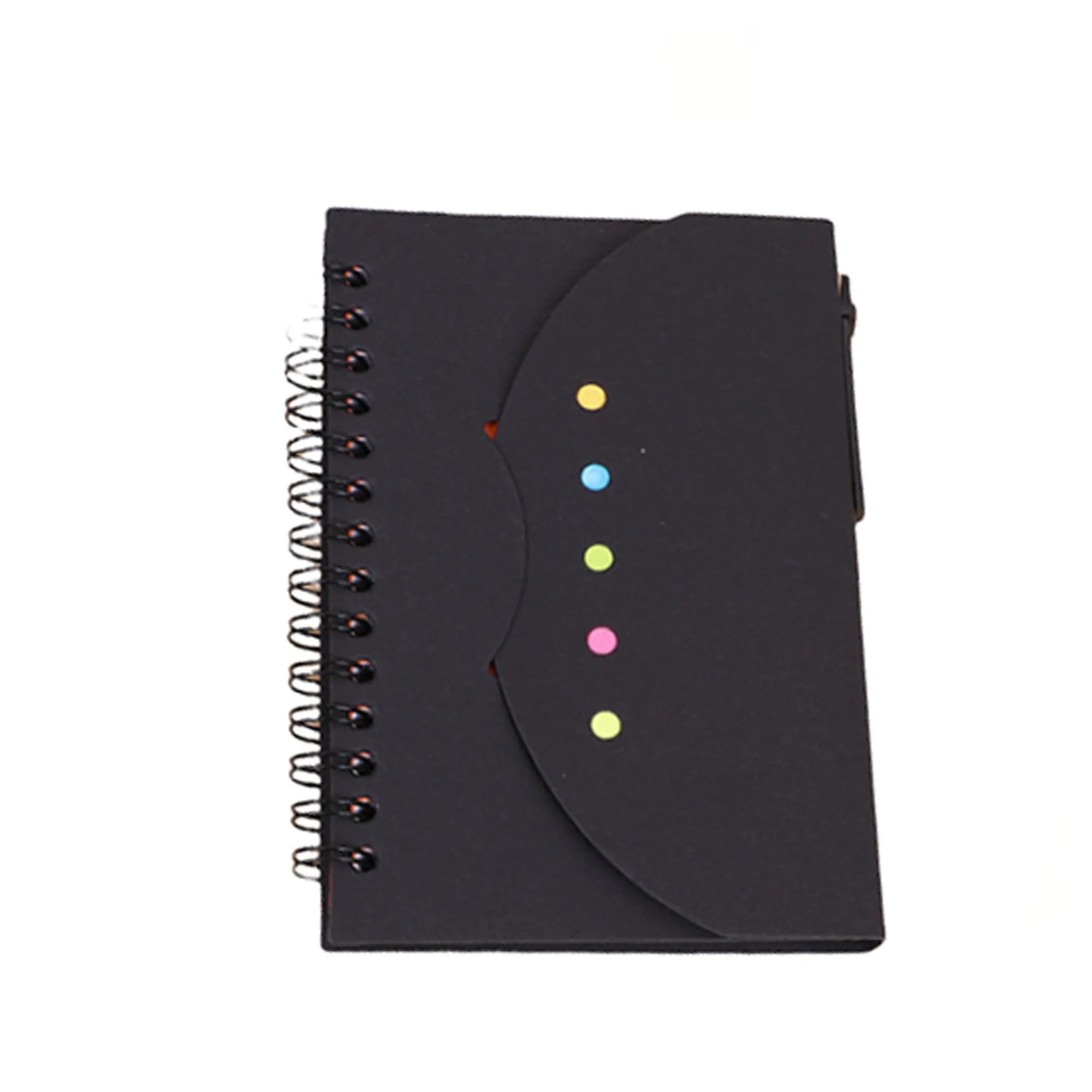 Small Spiral Notebook With Sticky Notes and Pen 5
