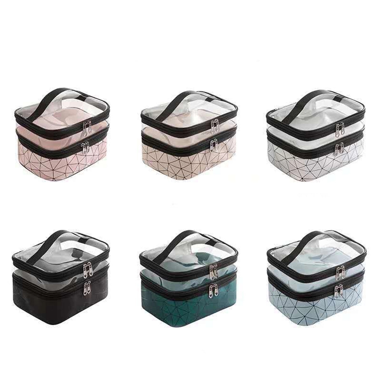 Double Layer Travel Cosmetic Bags 5