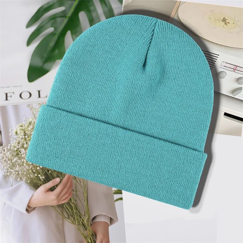 Custom Knit Beanie with Cuff 12