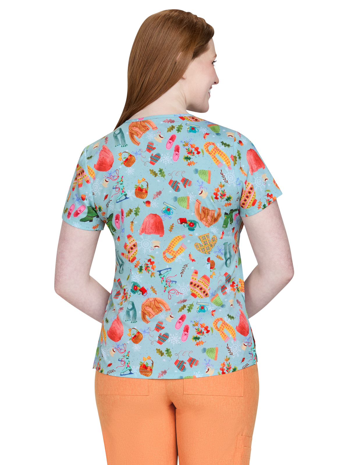 Artist Series - Women's Two-Pocket Print Top 18