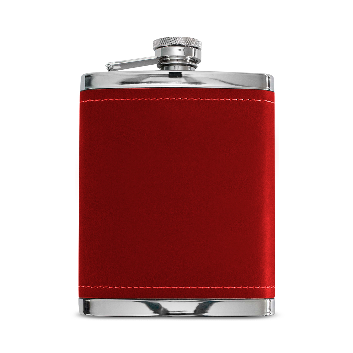 Walters Leather Premium Stainless Steel Hip Flask - 6 Oz 10