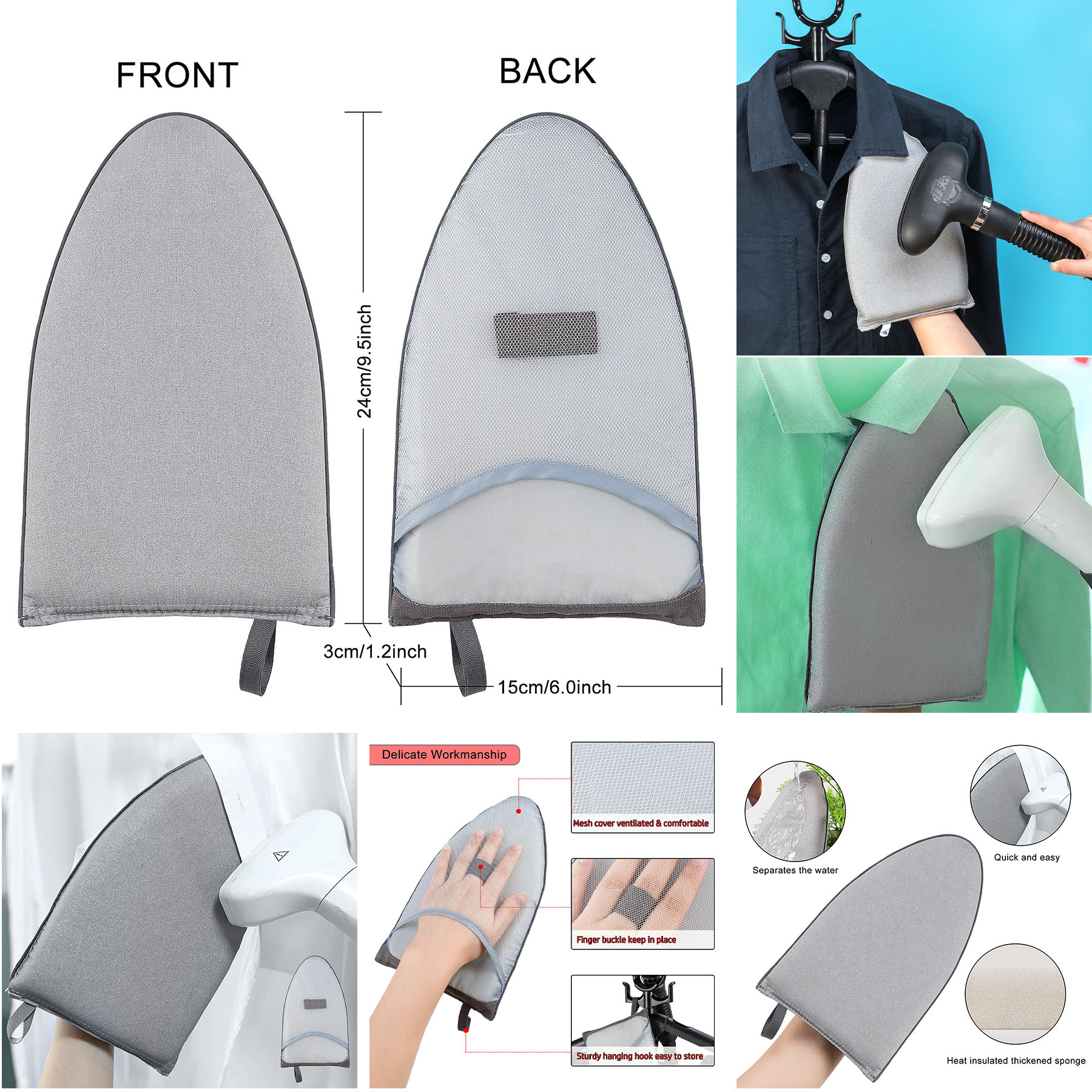 Garment Steamer Ironing Gloves 2