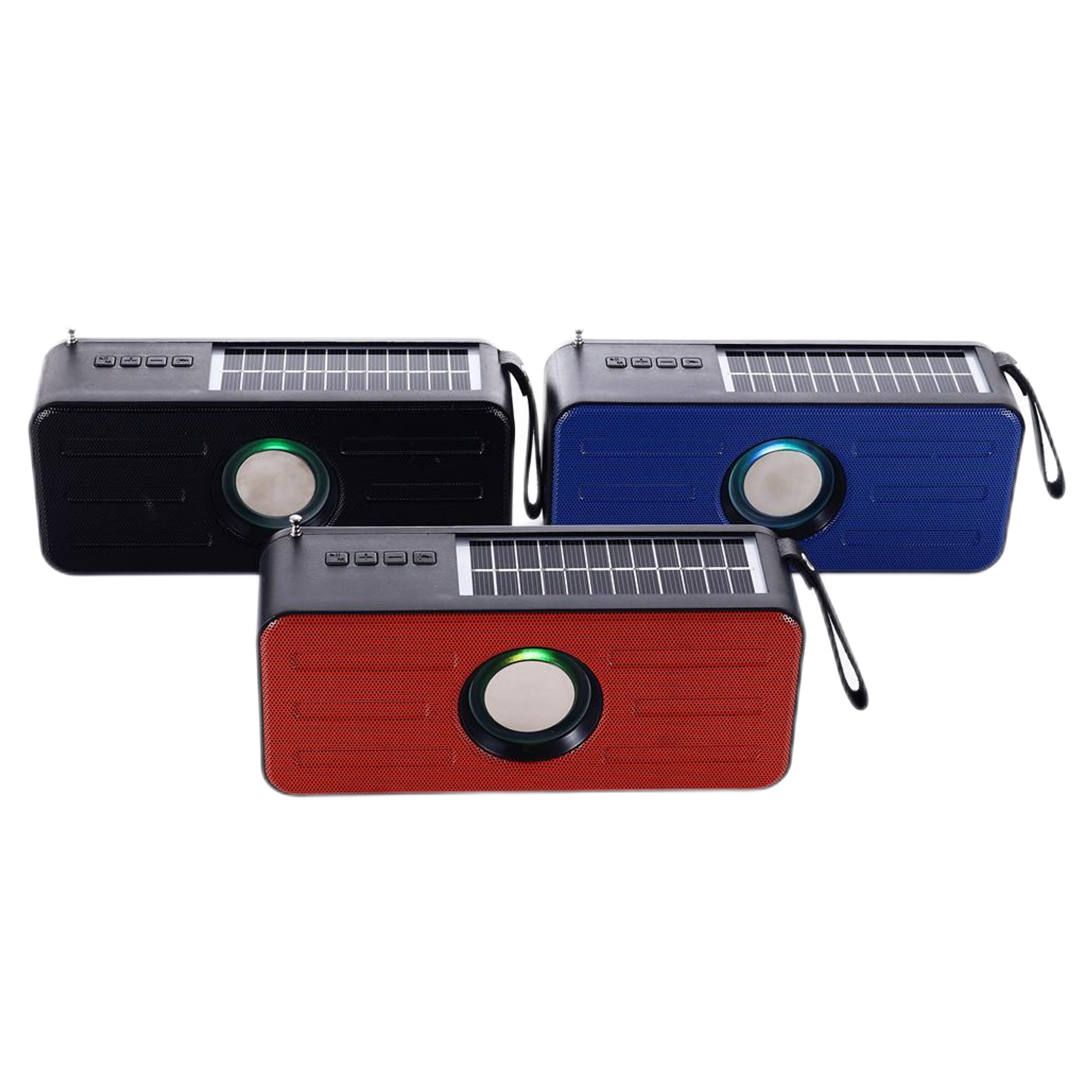Solar Powered Wireless Speaker with Flashlight (direct import) 4