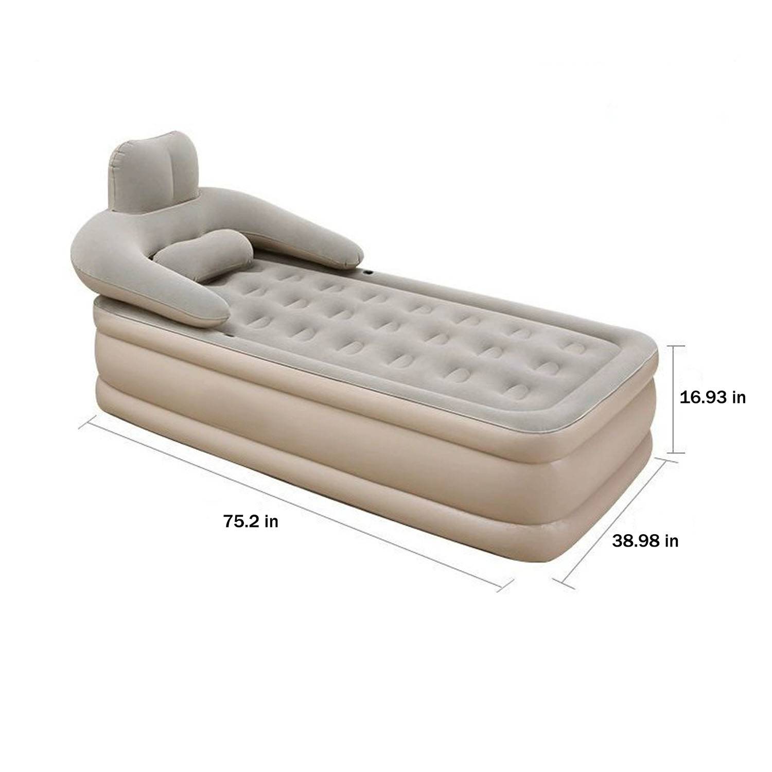 Durable Leakproof Portable Antibacterial Air Mattress 2