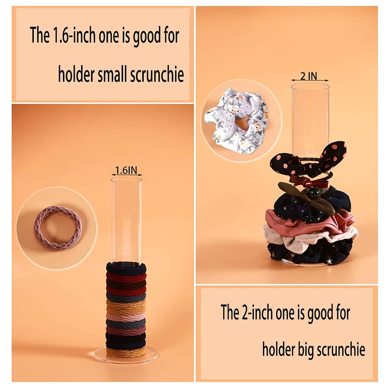 Acrylic Scrunchie Holder Organizer 6