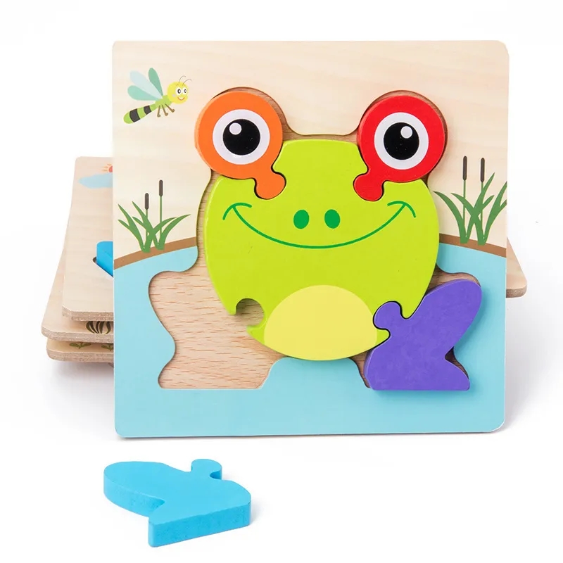 Wooden Toddler Puzzles Toys for 1 2 3 Years Old Boys Girls 4