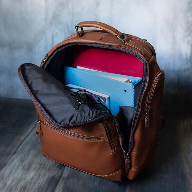 Alma - Leather Back Pack 2