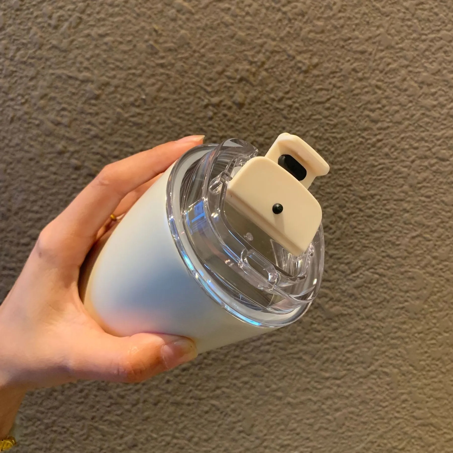 8oz Insulated Travel Coffee Mug With Lid 3