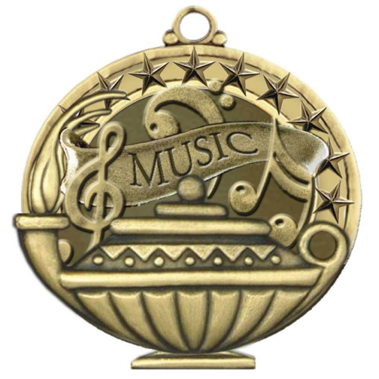 Music Academic Performance Medallion (2")