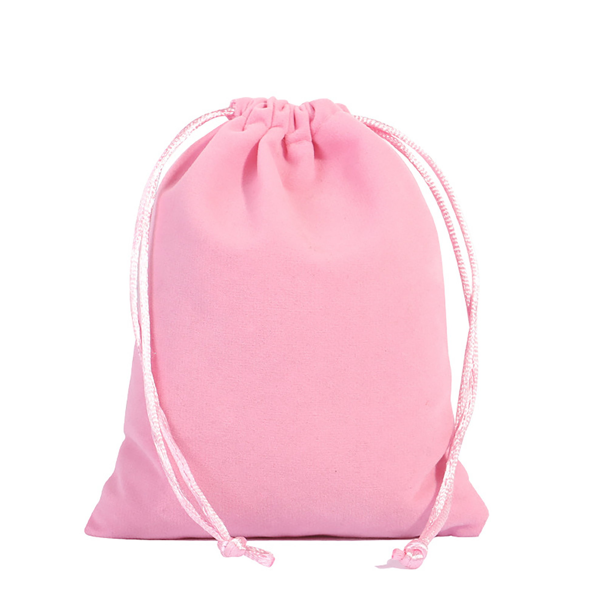 Flocking Drawstring Storage Bag Jewelry Pouch 7