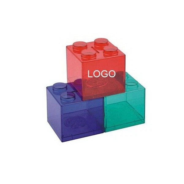 Translucent Stack Coin Bank/Lego Money or Savings Bank 10