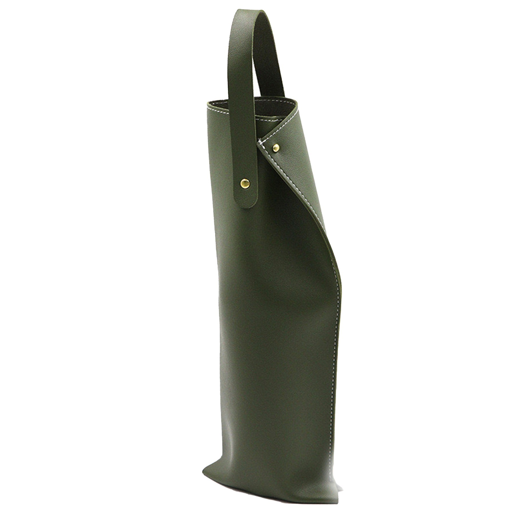 Leather Wine Tote Bag 6