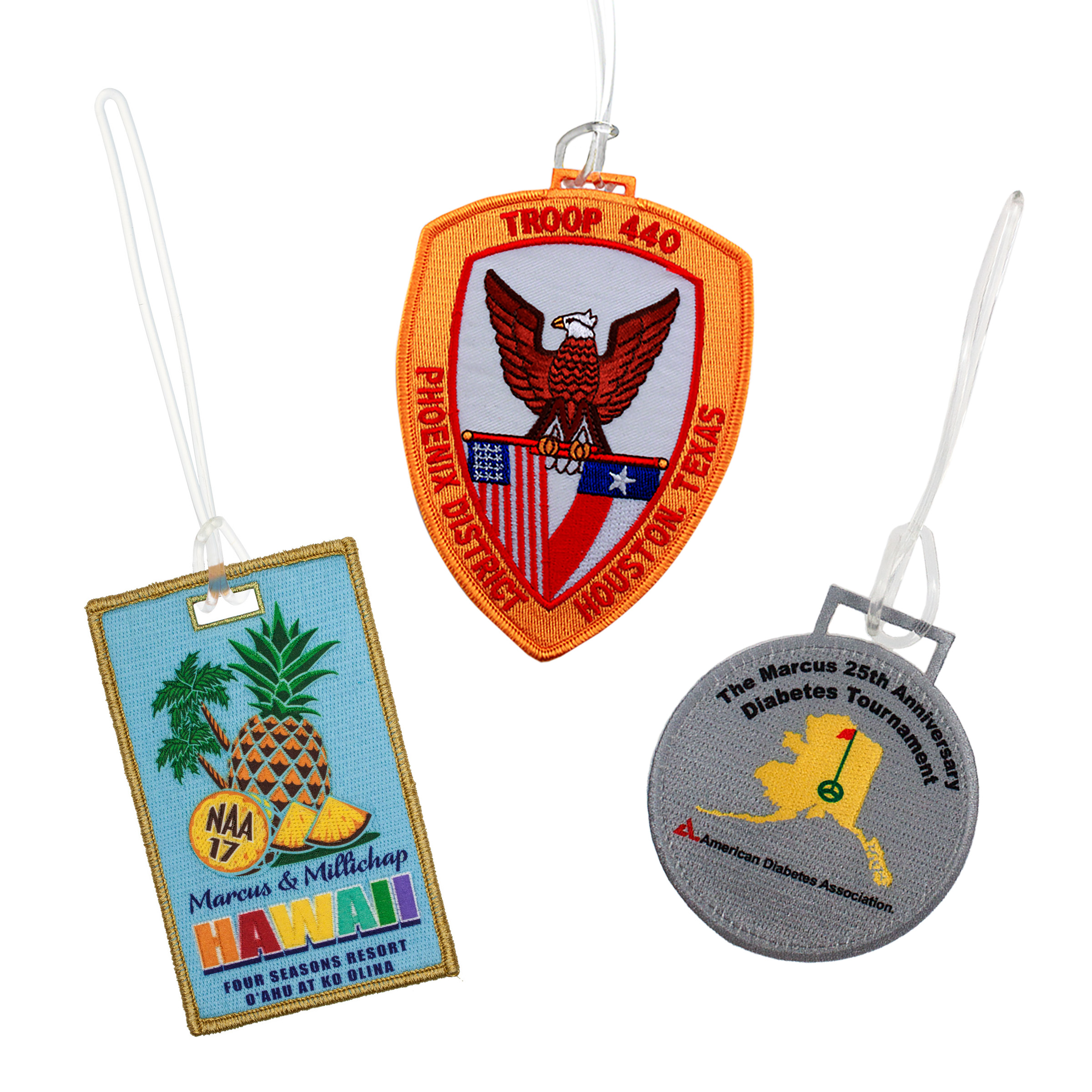 Embroidered Luggage Tags (3-1/2")