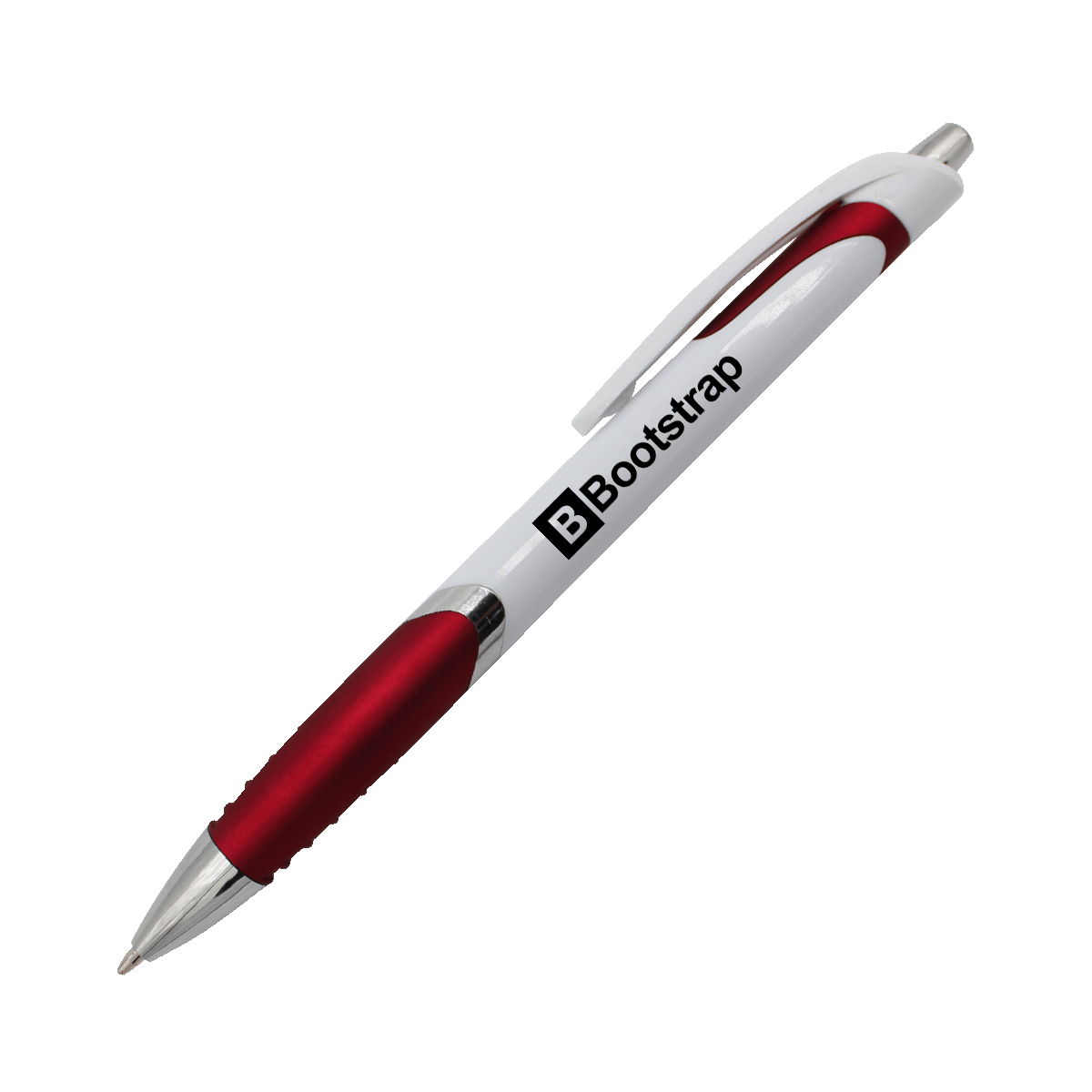 White Crest Grip Pen 15
