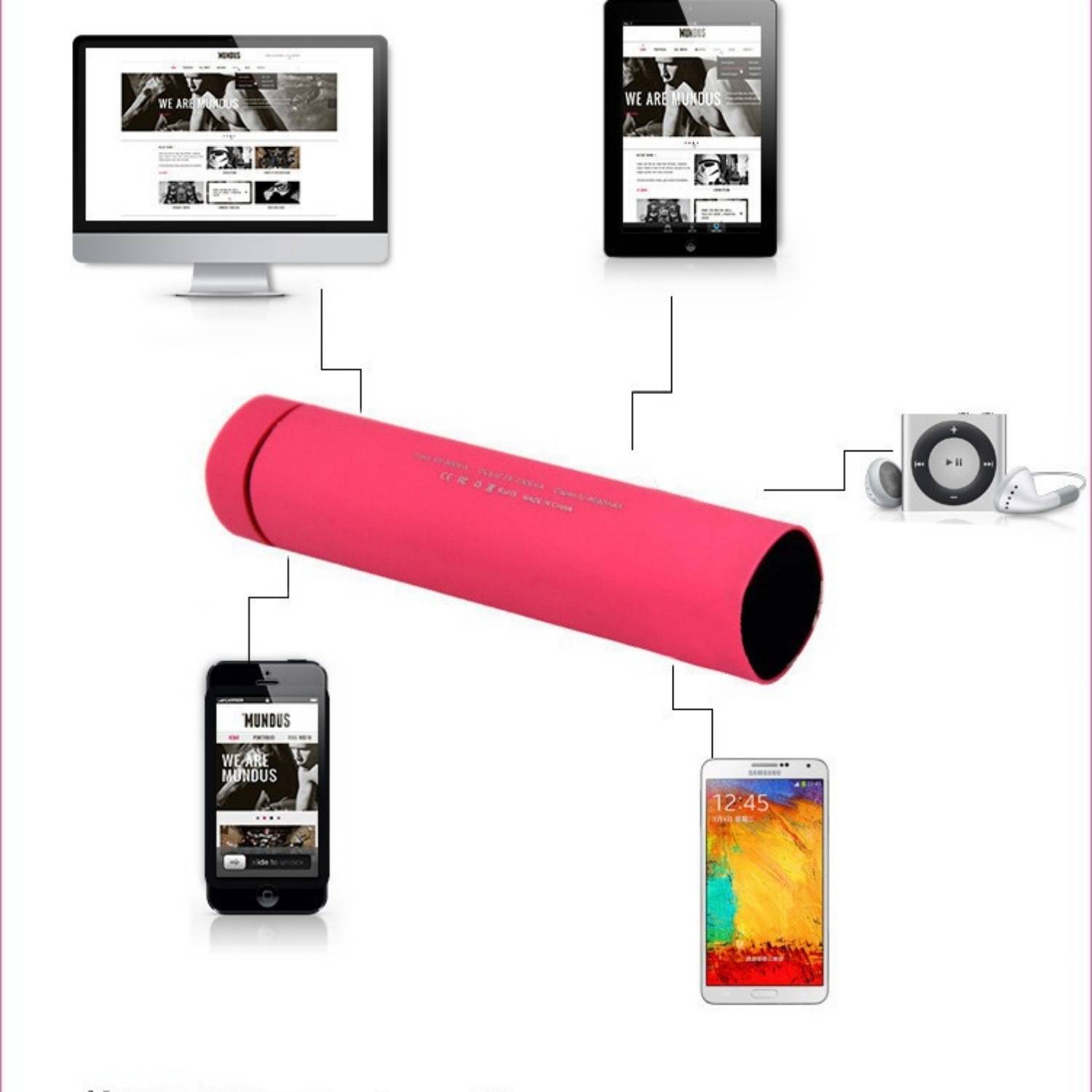Portable multifunction speaker power bank 4