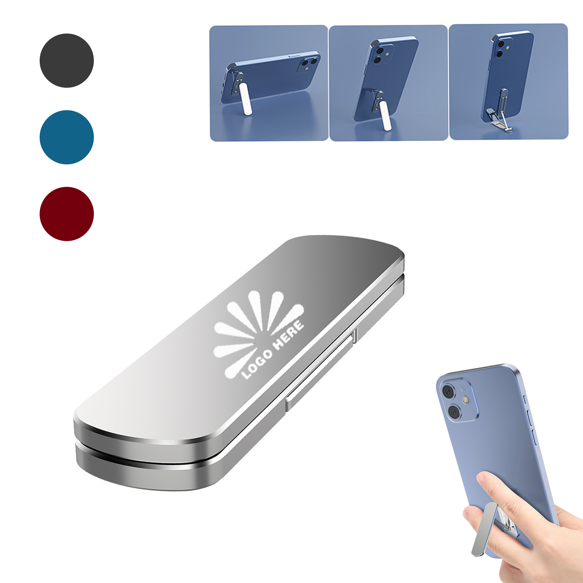 Metal Foldable Invisible Cell Phone Holder 2