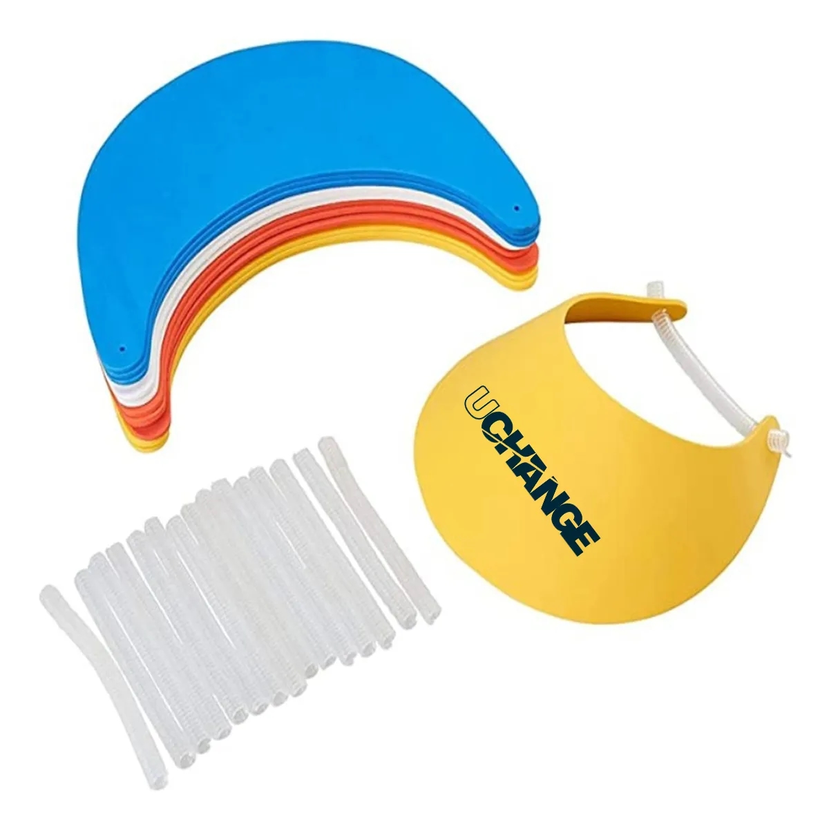 EVA Foam Sun Visor Hat With Elastic Strap For Outdoor Events 2