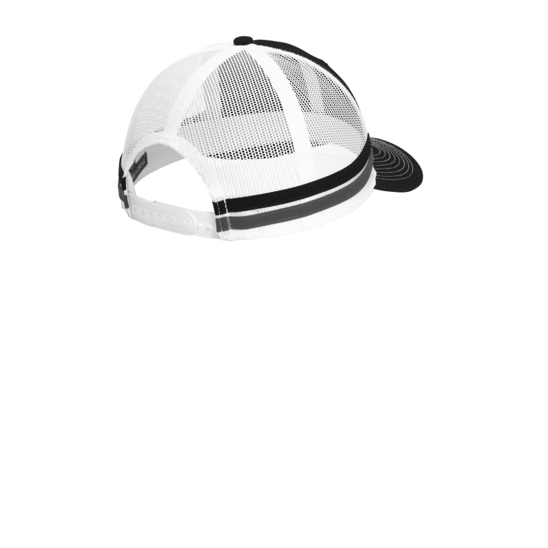 Port Authority Two-Stripe Snapback Trucker Cap. 4