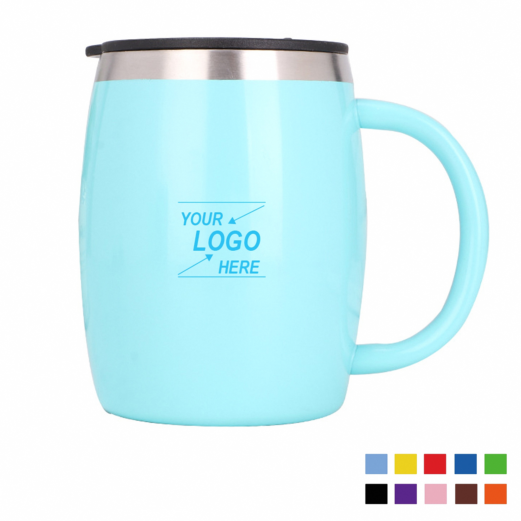 14 oz Stainless Steel Insulated Travel Mug 2