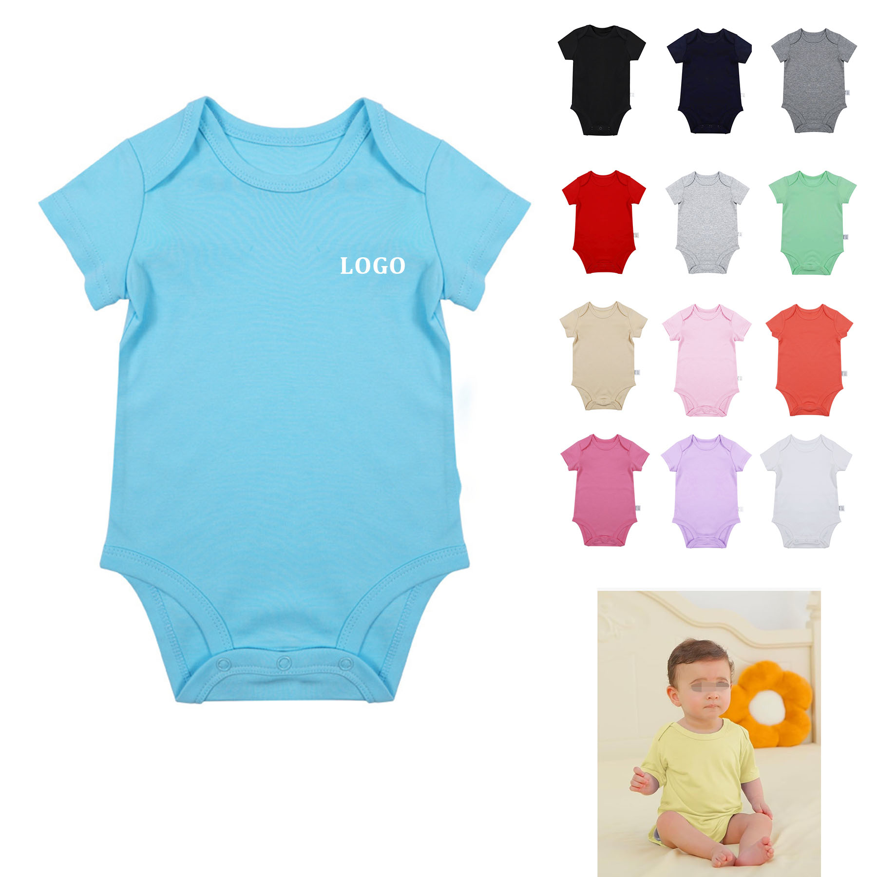 10 pack Short Sleeve Bodysuits 3