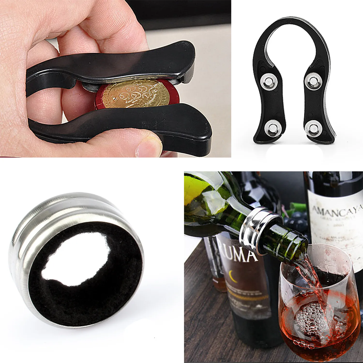 Deluxe Wine Accessories And Chess Gift Set 8