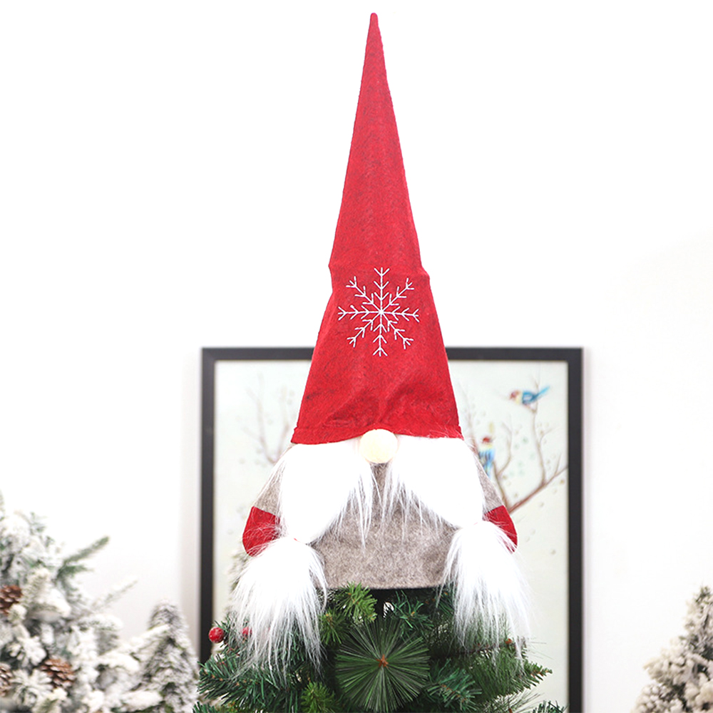 Christmas Hat Treetop Decorative Woodsman Doll 5