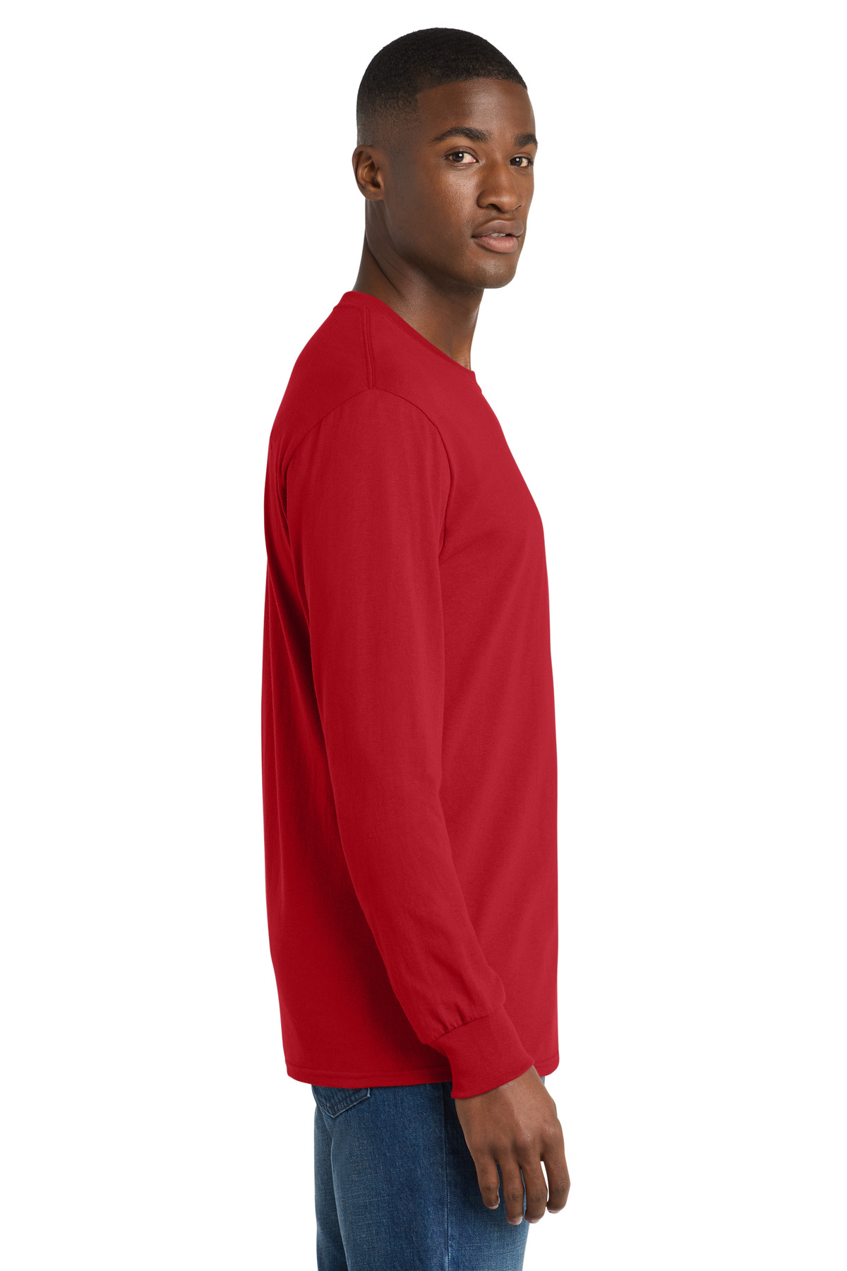Port & Co Long Sleeve Core Cotton Tee. PC54LS 146