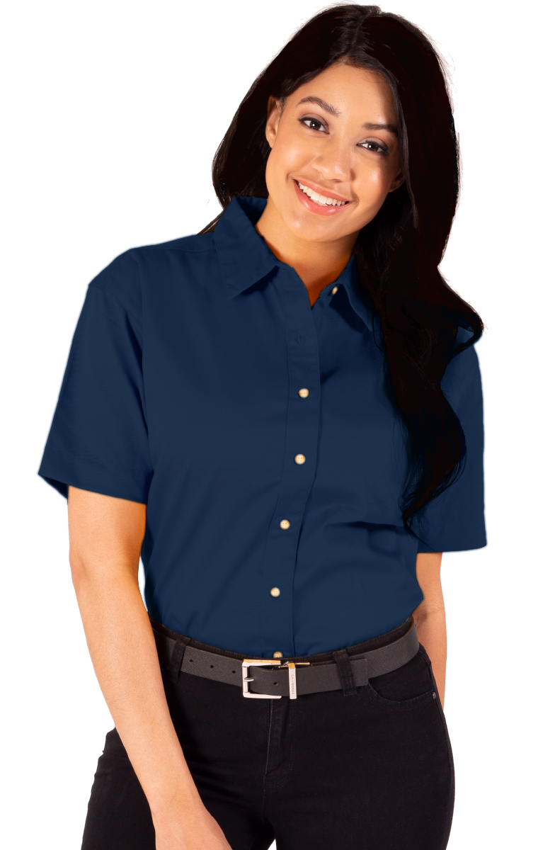 Ladies' Scotchgard Twill Short-Sleeve Shirt 22