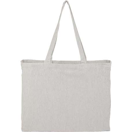 Striped Pacific Recycled Cotton Shopper Tote 24