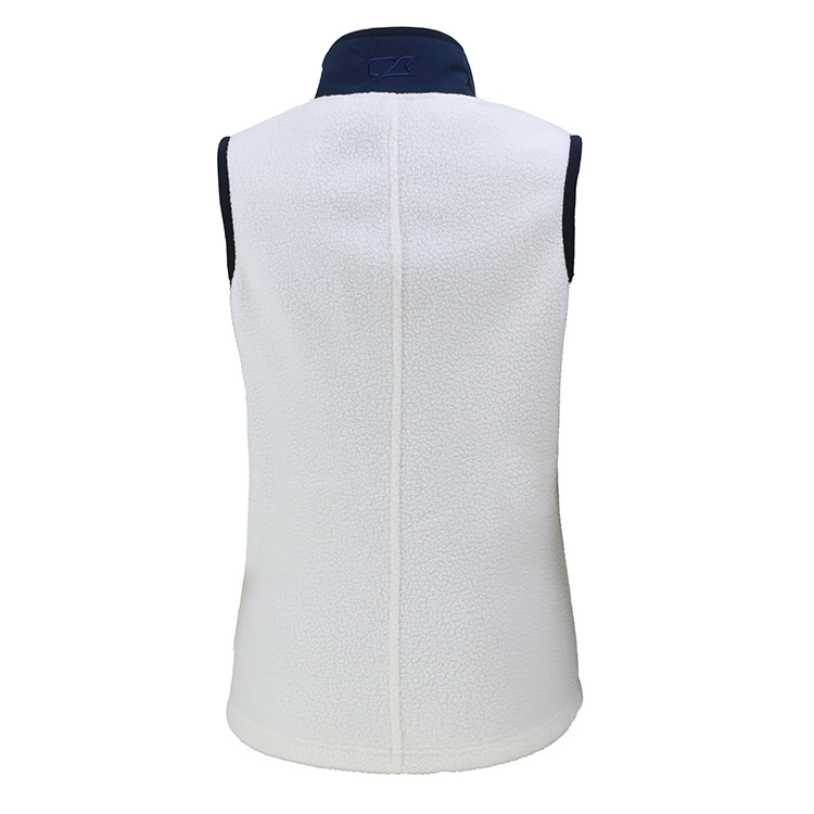 Cutter and Buck Ladies Cascade Eco Sherpa Fleece Vest 7