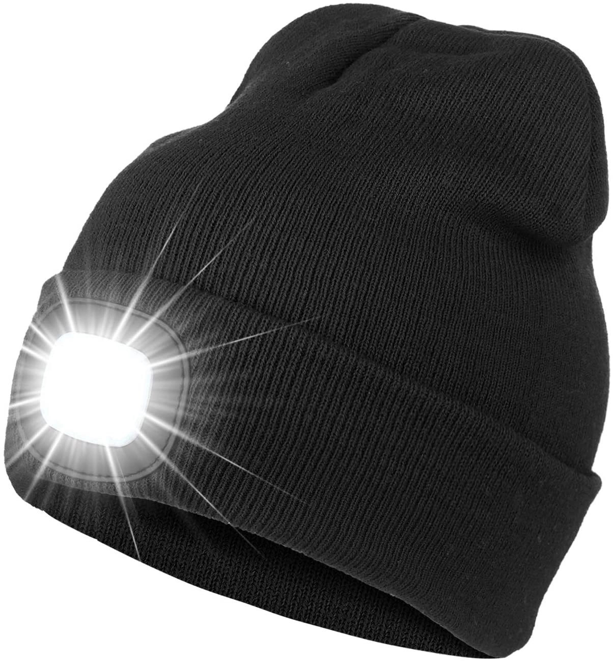 LED Warm Knitted Beanie w/ Light 2