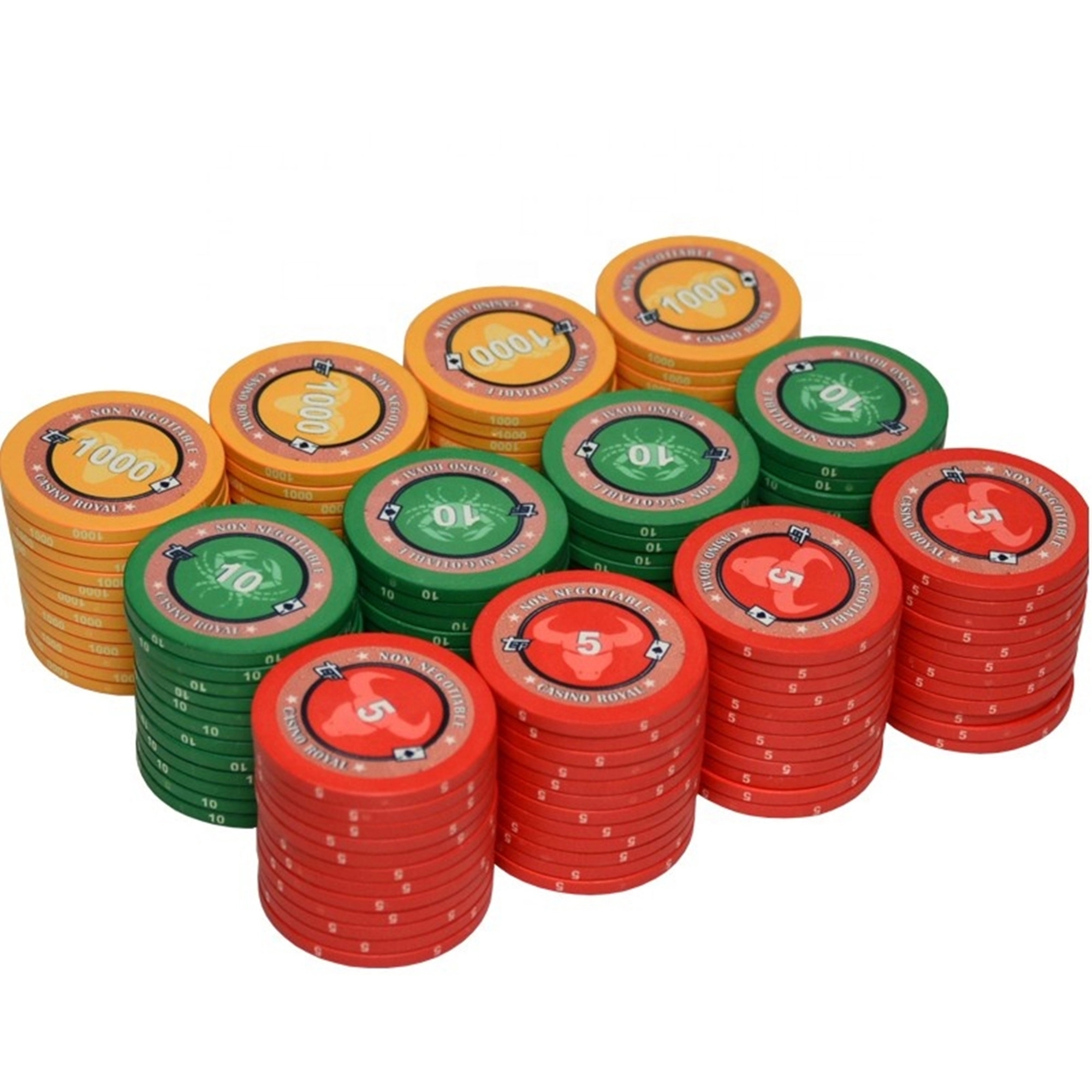 Round poker chips 3