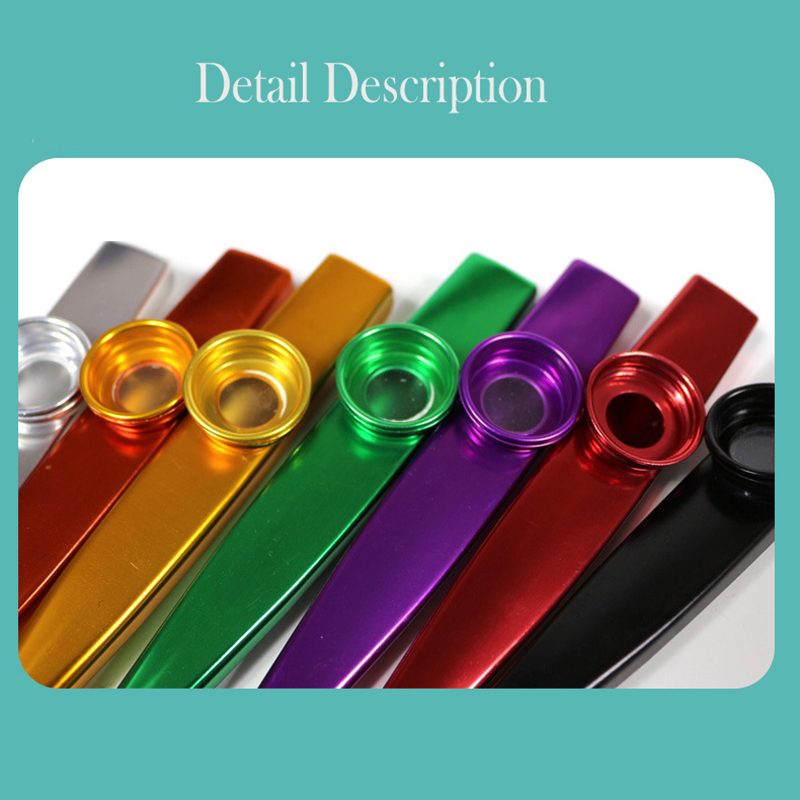 Aluminum Alloy Metal Kazoo Musical Instruments 35