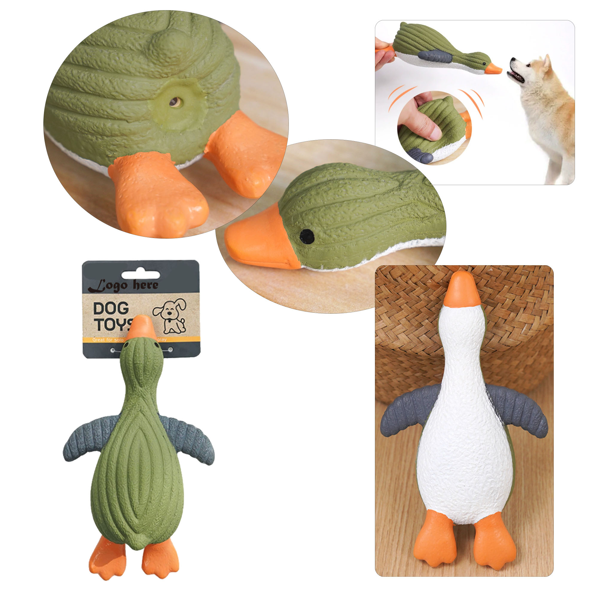 MOQ1000 Penguin-Shaped Dog Toy 1